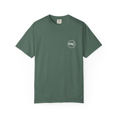 Pam Bondi - Out Of Here Political Parody T-Shirt (Back)