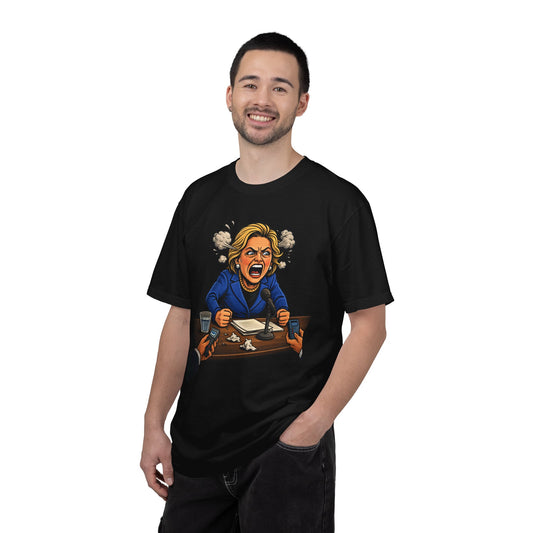 Crooked Hillary Losing Her Mind... and Deposition - Political Parody T-Shirt