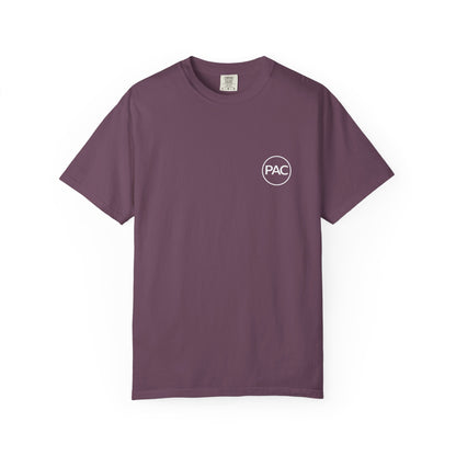 Pam Bondi - Out Of Here Political Parody T-Shirt (Back)