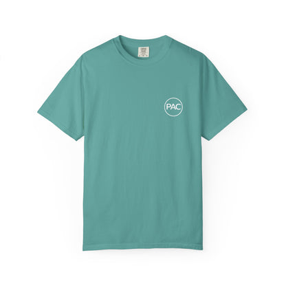 Pam Bondi - Out Of Here Political Parody T-Shirt (Back)