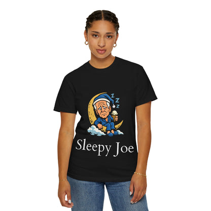 Sleepy Joe Cartoon T-Shirt — Funny Sleepy Moon Graphic Tee